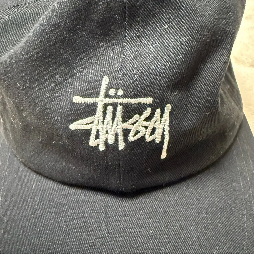 SS24 Stussy basic logo Daily cap in black